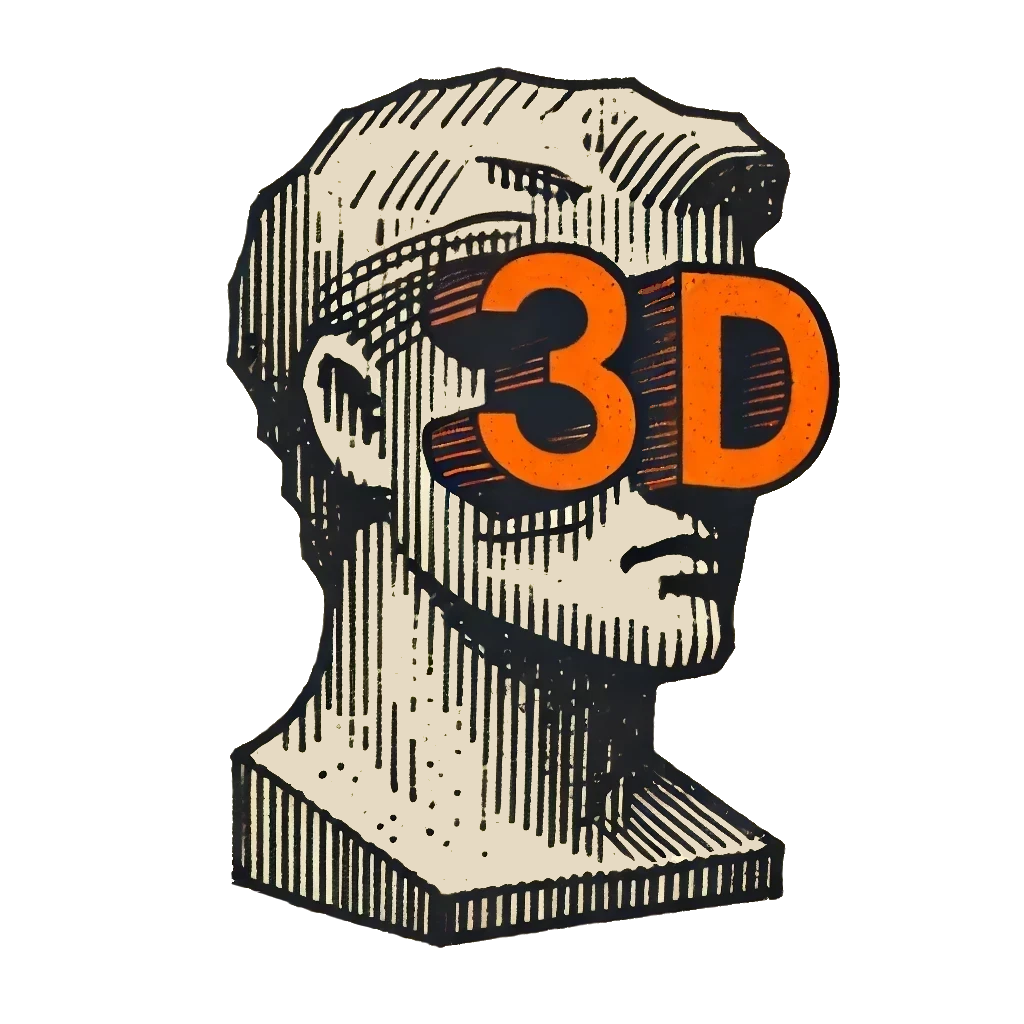 3d printed busts logo